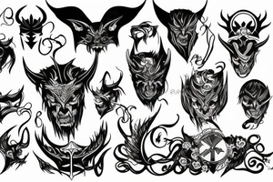 demon male fullboyd tattoo idea