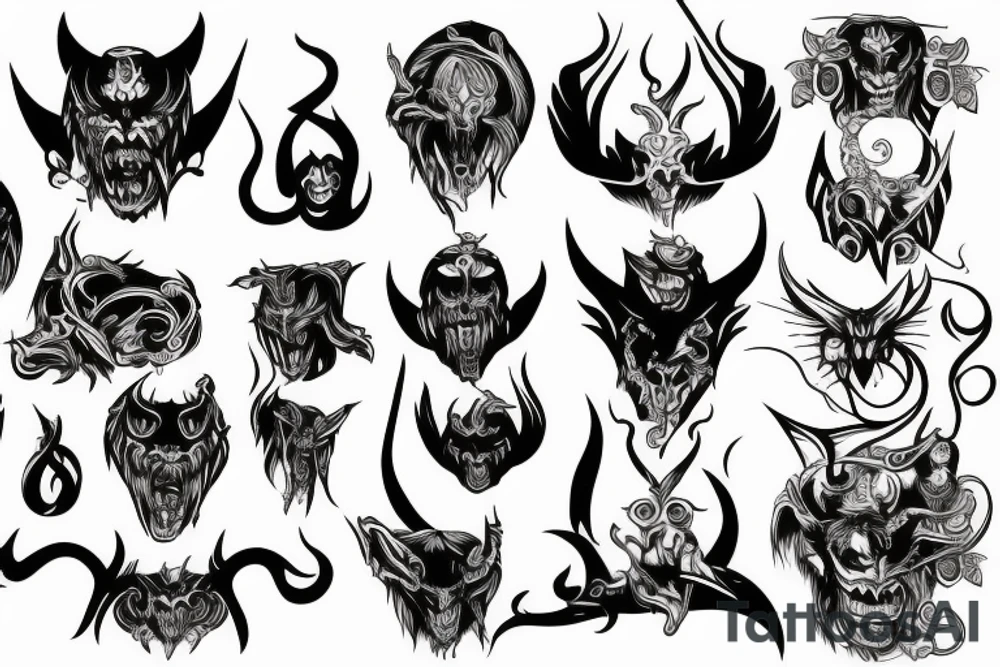 demon male fullboyd tattoo idea