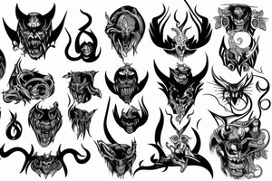 demon male fullboyd tattoo idea