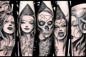 scary tattoo idea