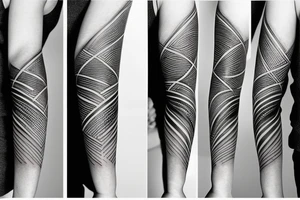 minimalist space sleeve tatoo tattoo idea