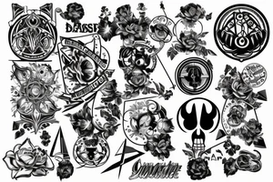hardstyle classic tattoo idea