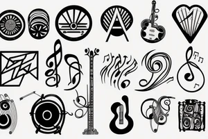 music tattoo idea