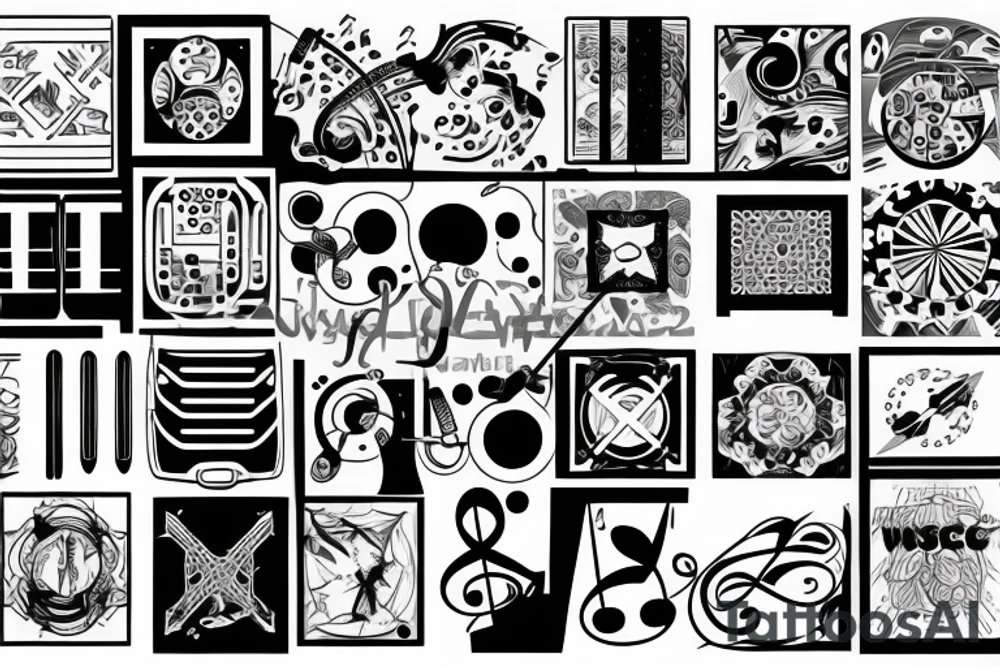 music tattoo idea