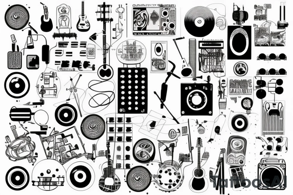 harstyle
music
electronic tattoo idea