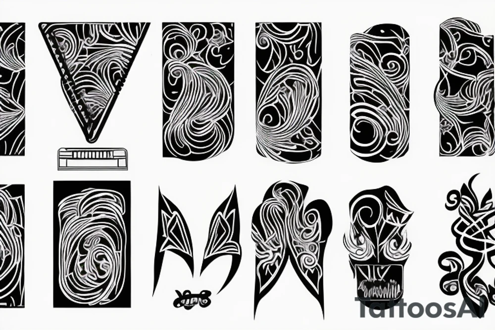 harstyle
music
electronic tattoo idea