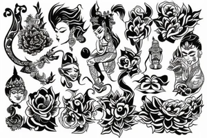 Thai style tattoo idea