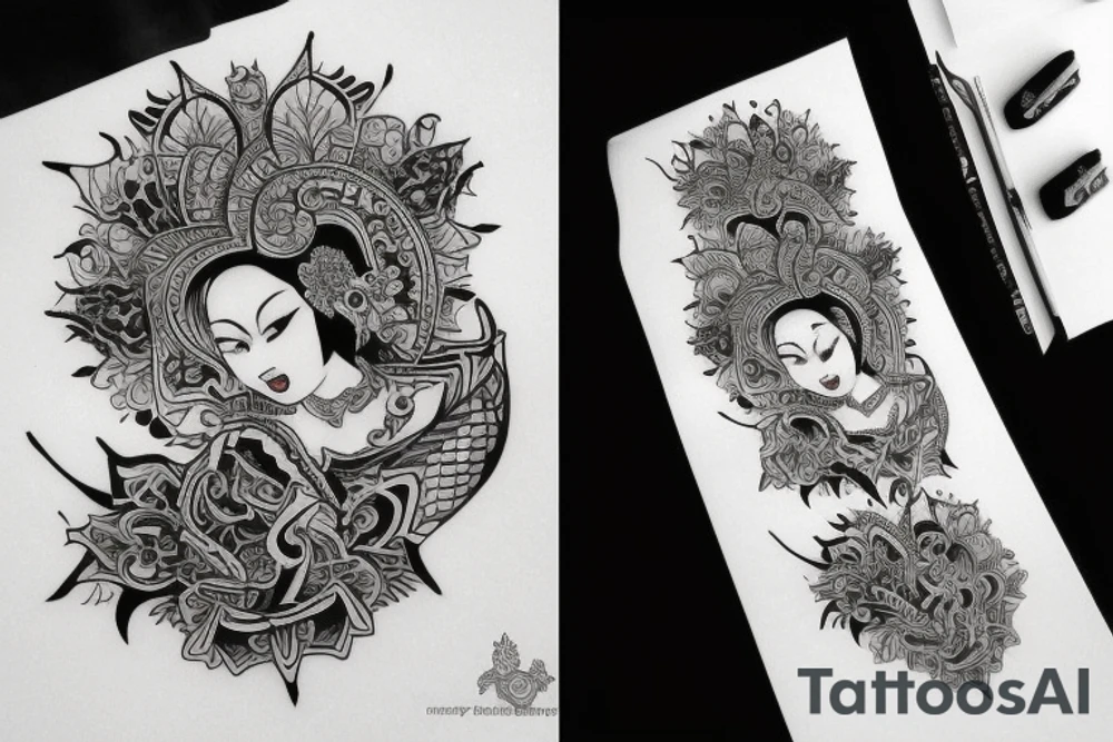 Thai style tattoo idea