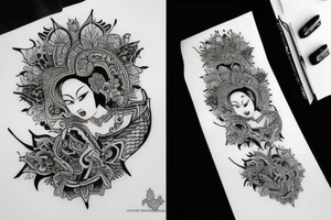 Thai style tattoo idea