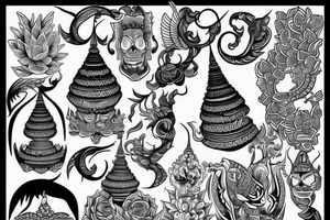 Thai style tattoo idea