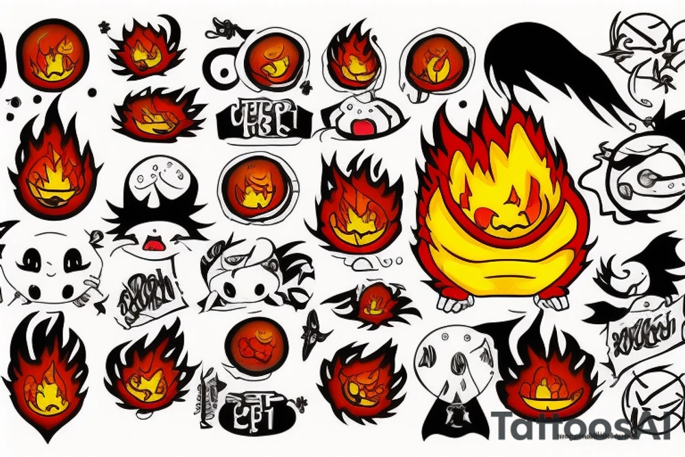 Calcifer tattoo idea
