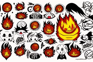 Calcifer tattoo idea
