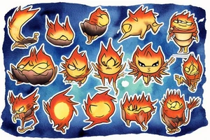 Calcifer tattoo idea