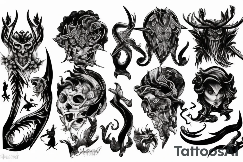 demon slayer tattoo idea