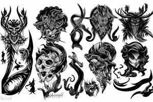 demon slayer tattoo idea