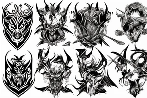 demon slayer tattoo idea