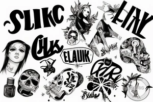 Blink 182 tattoo sketch with lyrics tattoo idea