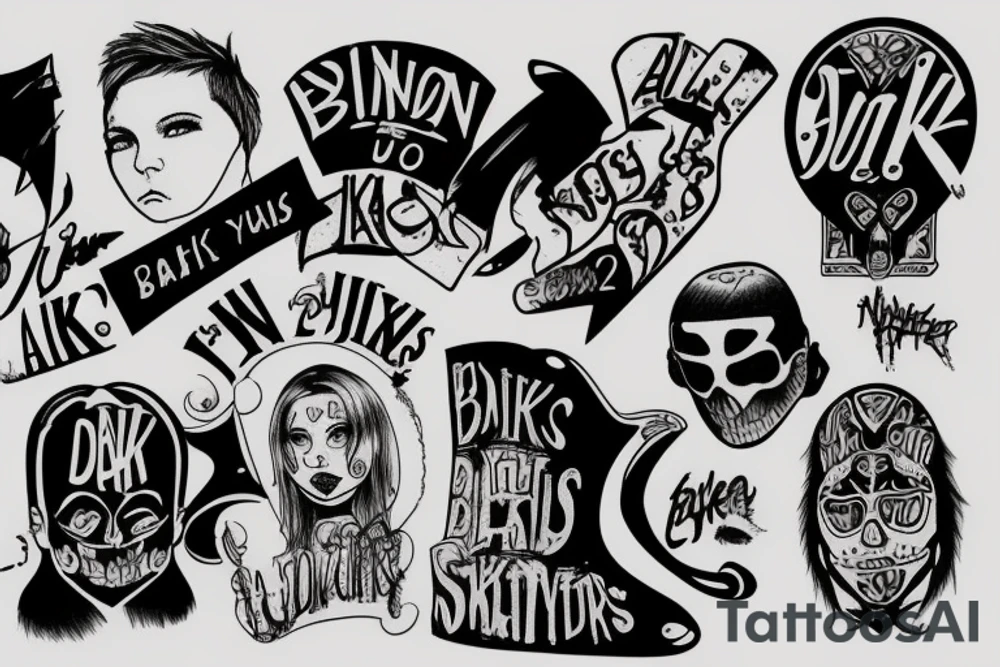 blink 182 lyrics tattoo idea