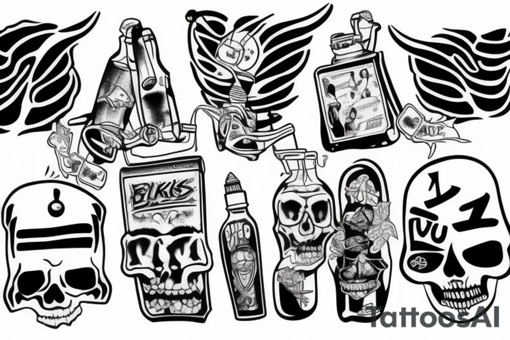 blink 182 tattoo idea