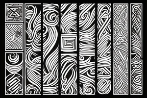 Fire element tattoo idea