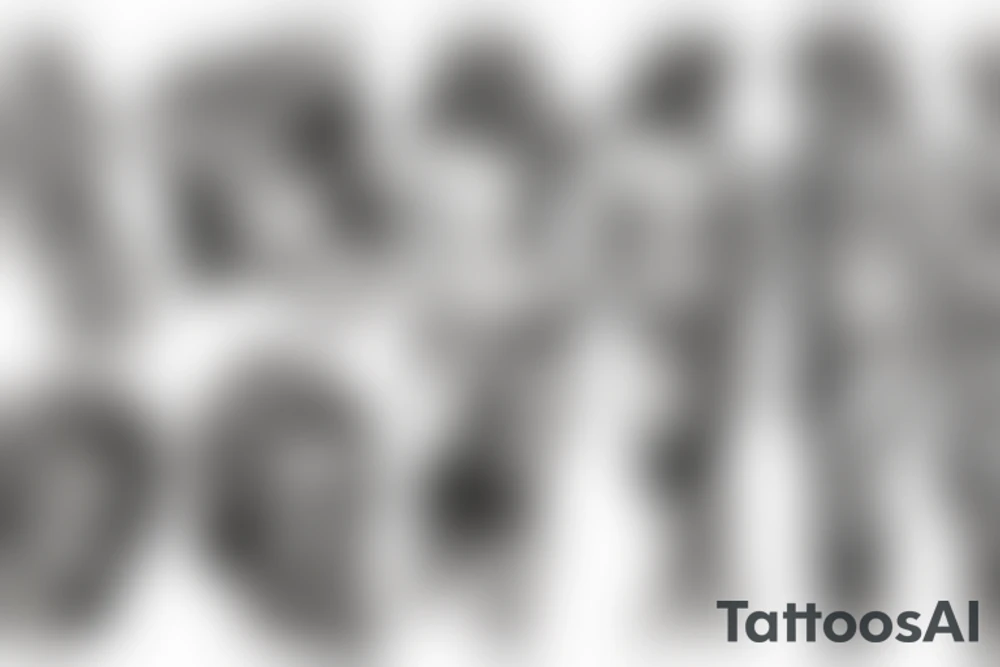 Broken greek god statue tattoo idea