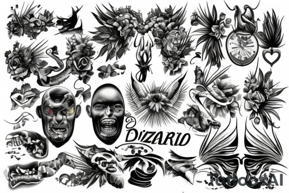 Brazil and new zealand tattoo idea