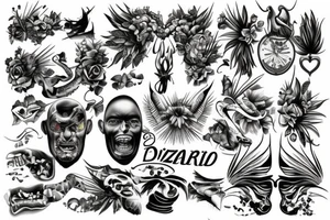 Brazil and new zealand tattoo idea