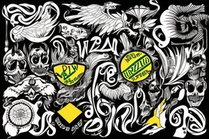 Brazil and new zealand tattoo idea