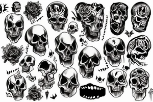 Ghost hell tattoo idea