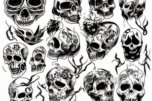 Ghost hell tattoo idea