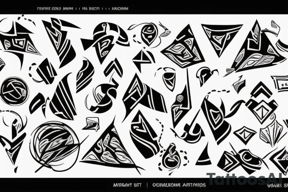abstract tattoo idea