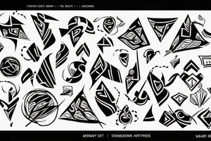abstract tattoo idea