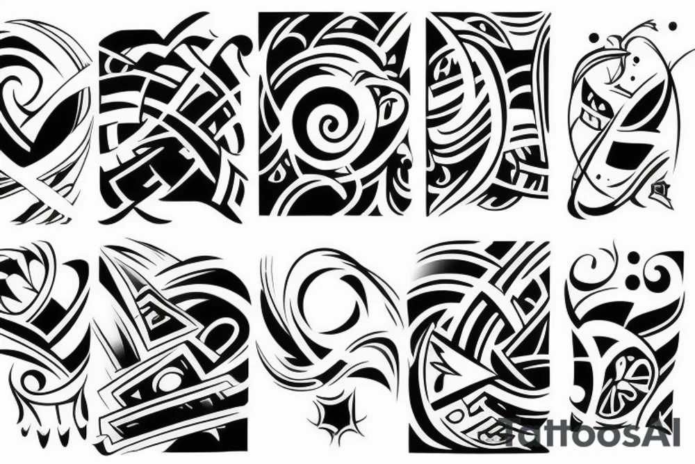 abstract tattoo idea