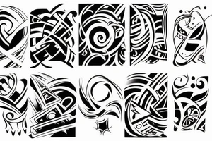 abstract tattoo idea