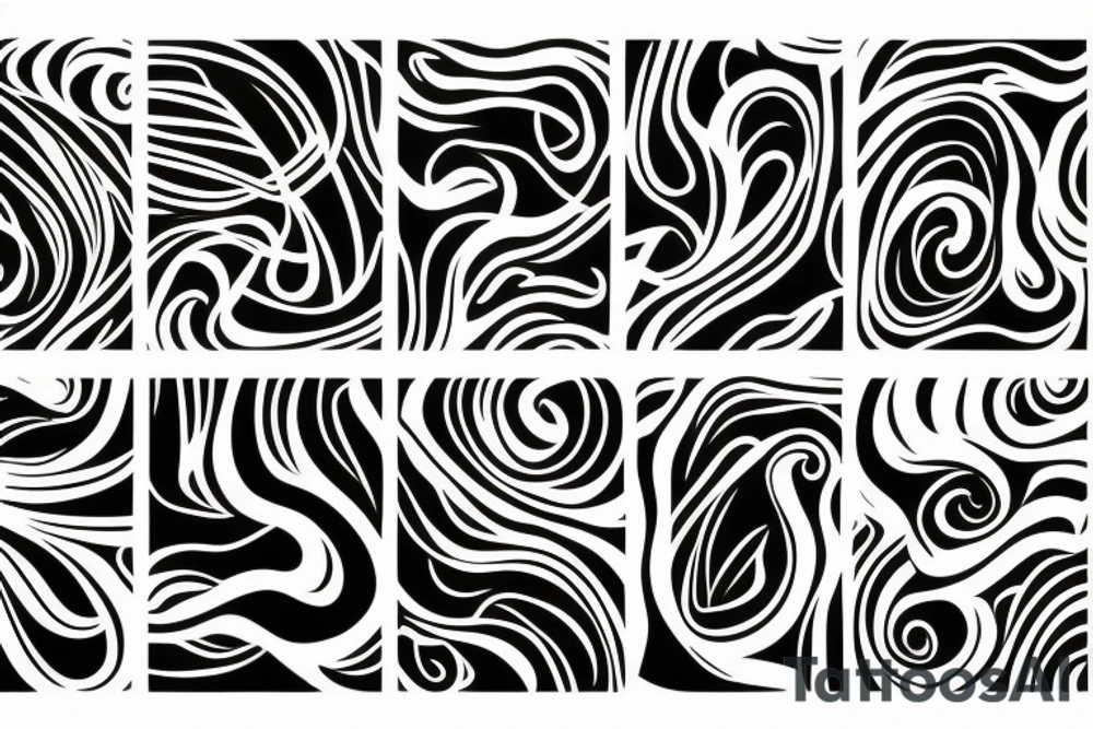 abstract, line tattoo idea