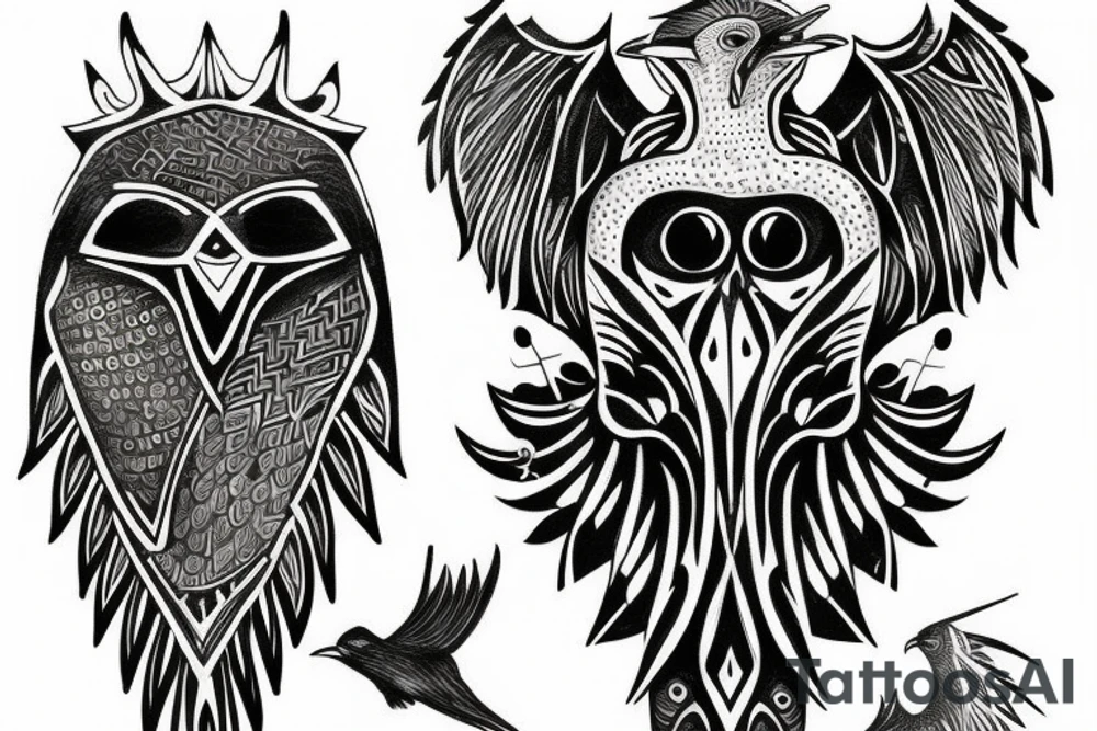 hugin and munin tattoo idea