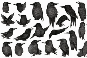 hugin and munin tattoo idea