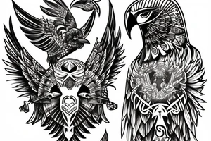 hugin and munin and fenix tattoo idea