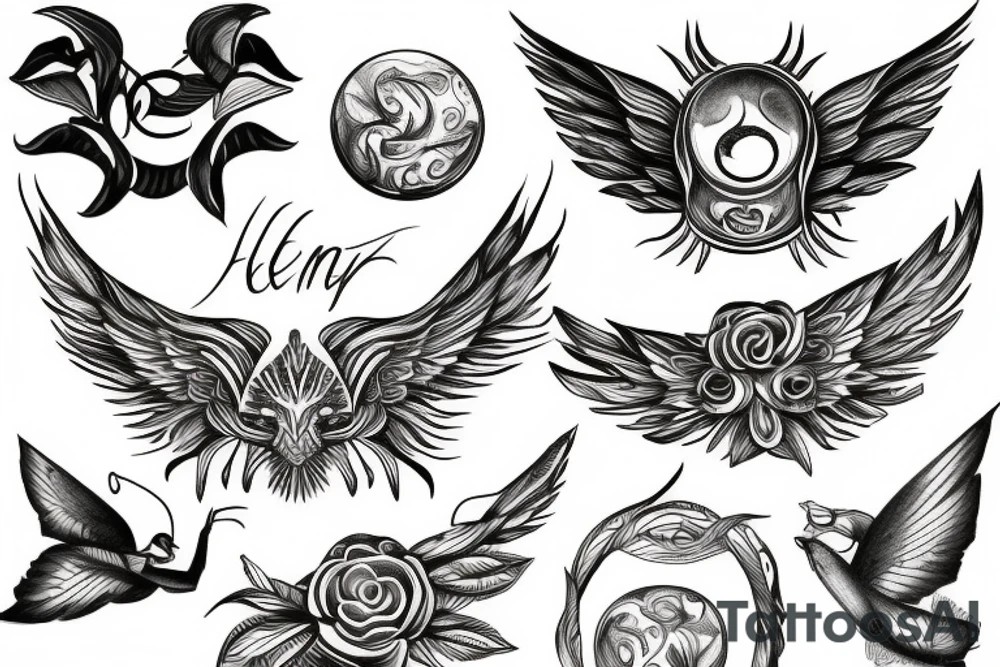 fenix fly to sun tattoo idea