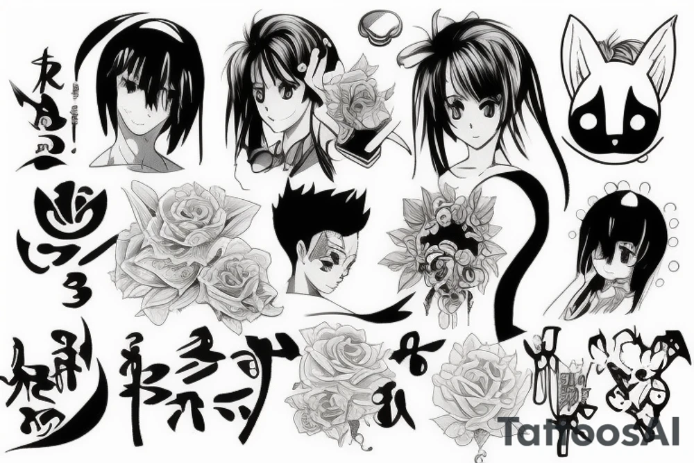 Anime tattoo idea