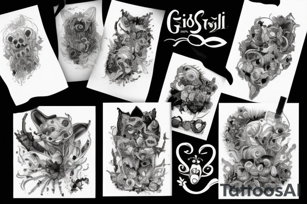 Studio Ghibili dust creatures tattoo idea