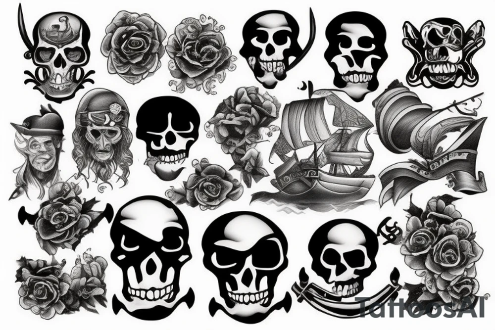 Pirate tattoo idea