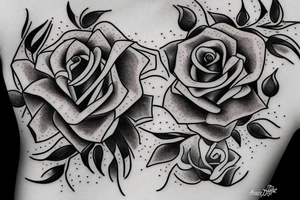 a tattoo that would be based on a song by the damned called new rose in town tattoo idea