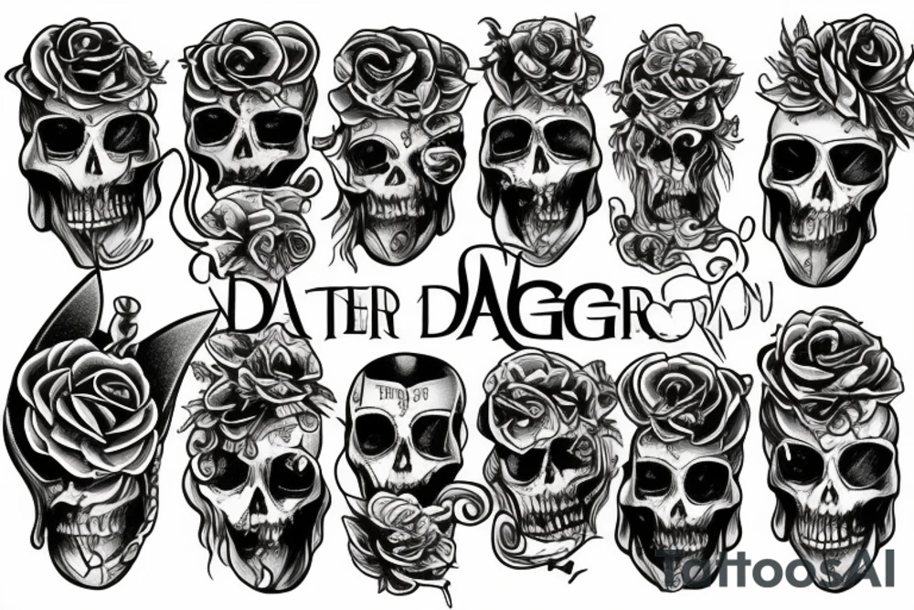 Dagger tattoo idea