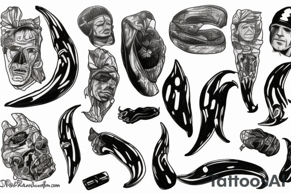 Red hot chili peppers tattoo idea