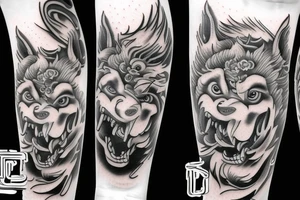 Foo dog tattoo idea