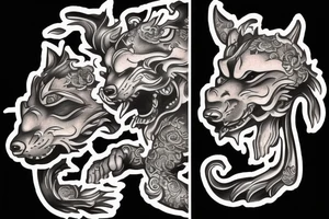 Foo dog tattoo idea