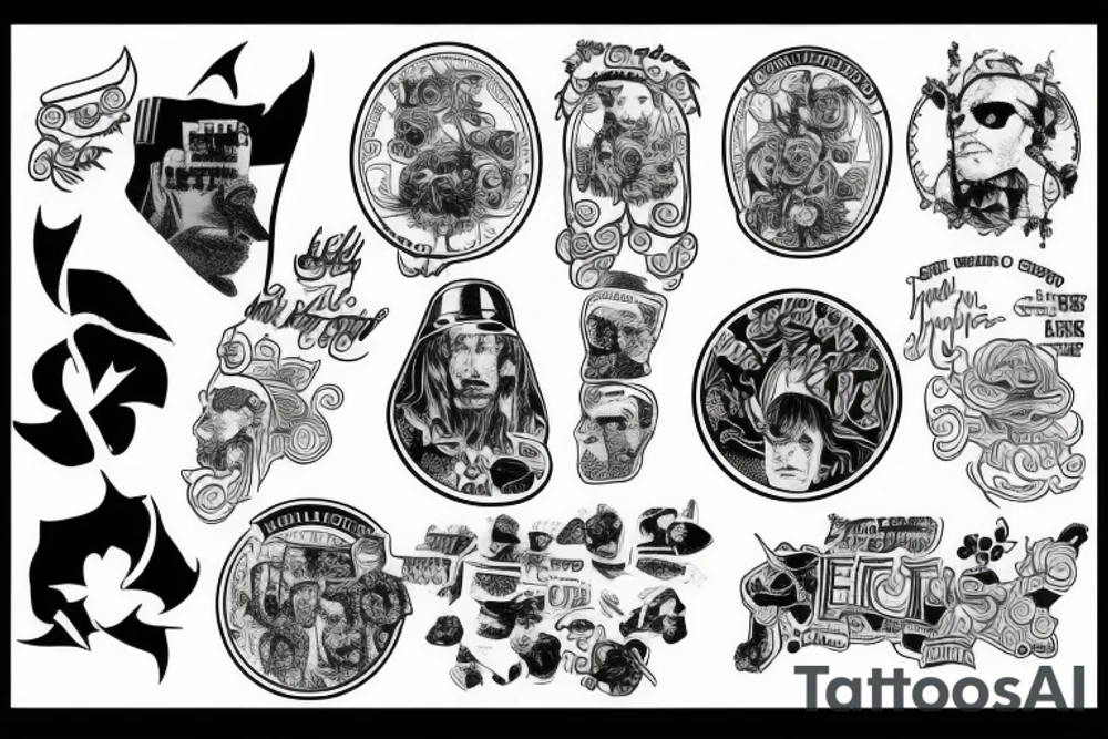 Red hot chili peppers tattoo idea
