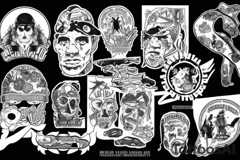 Red hot chili peppers tattoo idea