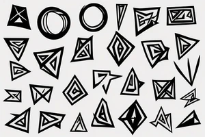 Shapes tattoo idea